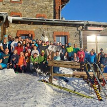 Setkání skialpinistů na Šeráku 2023